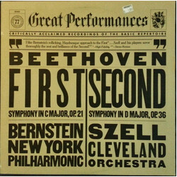 Ludwig van Beethoven / Leonard Bernstein / New York Philharmonic / George Szell / The Cleveland Orchestra First Symphony In C Major, Op. 21 / Second S
