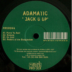 Adamatic Jack U Up VINYL 12" USED