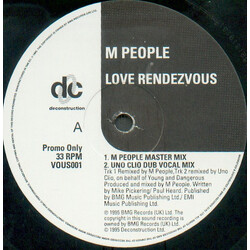 M People Love Rendezvous Vinyl 12" USED