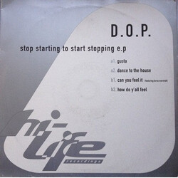 D.O.P. Stop Starting To Start Stopping E.P Vinyl 12" USED