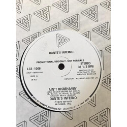 Dante's Inferno Ain't Misbehavin' (One Never Knows Do One?) USED VINYL 12INCH 33 S RPM PROMO