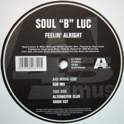 Soul "B" Luc Feelin' Alright USED VINYL 12INCH