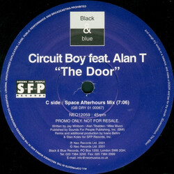 Circuit Boy / Alan T The Door USED VINYL 12INCH PROMO