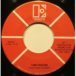 Tom Paxton Interviews Himself USED VINYL 7INCH 45 RPM PROMO
