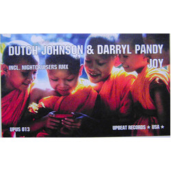 Dutch Johnson / Darryl Pandy Joy USED VINYL 12INCH 33 S RPM 45 RPM