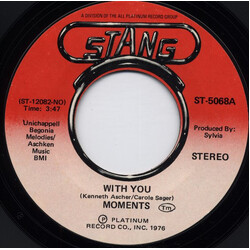 The Moments With You / Next Time That I See You USED VINYL 7INCH 45 RPM SINGLE REPRESS STYRENE STEREO
