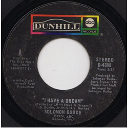 Solomon Burke Midnight And You / I Have A Dream USED VINYL 7INCH 45 RPM SINGLE STYRENE STEREO