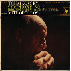 Pyotr Ilyich Tchaikovsky / The New York Philharmonic Orchestra / Dimitri Mitropoulos Symphony No. 5 In E Minor, Op. 64 Vinyl LP USED