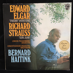 Sir Edward Elgar / Richard Strauss / London Philharmonic Orchestra / Concertgebouworkest / Bernard Haitink Enigma Variations / Don Juan Vinyl LP USED