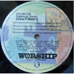 Solomonic Sound Come Fi Mash It USED VINYL 12INCH