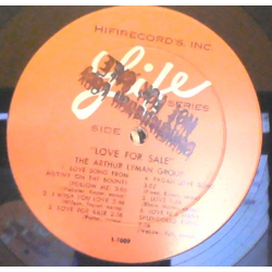 Arthur Lyman Love For Sale! Vinyl LP USED