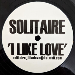 Solitaire I Like Love USED VINYL 12INCH 33 S RPM SINGLE SIDED PROMO
