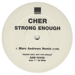 Cher Strong Enough USED VINYL 12INCH PROMO