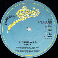 Band AKA Grace USED VINYL 12INCH 45 RPM SINGLE STEREO
