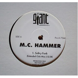 MC Hammer Sultry Funk USED VINYL 12INCH 33 S RPM PROMO