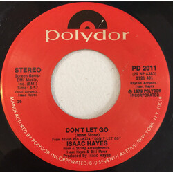 Isaac Hayes Don't Let Go USED VINYL 7INCH 45 RPM SINGLE