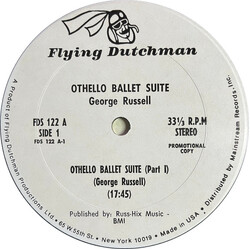 George Russell Othello Ballet Suite / Electronic Organ Sonata No. 1 Vinyl LP USED