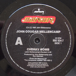 John Cougar Mellencamp Cherry Bomb USED VINYL 7INCH SINGLE