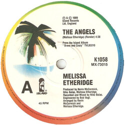 Melissa Etheridge The Angels USED VINYL 7INCH 45 RPM SINGLE