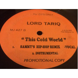 Montell Jordan / Lord Tariq Come Home / This Cold World USED VINYL 12INCH PROMO