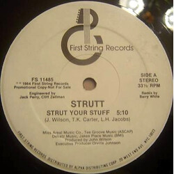 Strutt Strut Your Stuff / Strut Overture USED VINYL 12INCH 33 S RPM PROMO