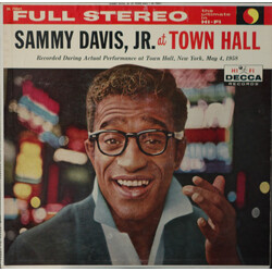Sammy Davis Jr. Sammy Davis, Jr. At Town Hall Vinyl LP USED