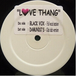 Black Vox Love Thang USED VINYL 12INCH
