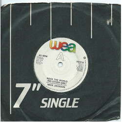 Mick Jackson Rock The World (No Other Girl) USED VINYL 7INCH 45 RPM SINGLE