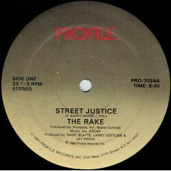 The Rake Street Justice VINYL 12" USED
