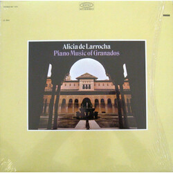 Alicia de Larrocha / Enrique Granados Piano Music Of Granados Vinyl LP USED