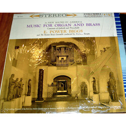 E. Power Biggs / New England Brass Ensemble / Richard Burgin Music For Organ And Brass: Canzonas Of Gabrieli And Frescobaldi Vinyl LP USED
