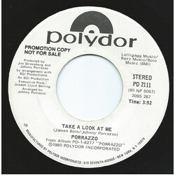 Johnny Porrazzo Take A Look At Me USED VINYL 7INCH 45 RPM PROMO