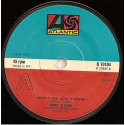 Percy Sledge When A Man Loves A Woman USED VINYL 7INCH 45 RPM SINGLE REISSUE