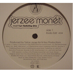 Jerzee Monét / DMX Most High Vinyl 12" USED
