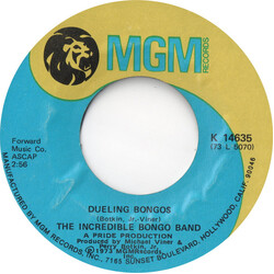 The Incredible Bongo Band Dueling Bongos / Let There Be Drums USED VINYL 7INCH 45 RPM SINGLE STYRENE