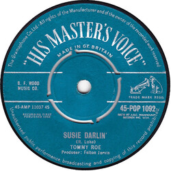 Tommy Roe Susie Darlin' VINYL 7" USED