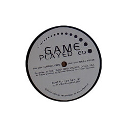 Game (4) Played EP VINYL 12" USED