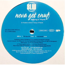 3LW / Lil Wayne Neva Get Enuf Vinyl 12" USED