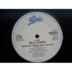 Billy Always Back On Track USED VINYL 12INCH 45 RPM