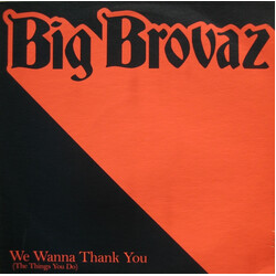 Big Brovaz We Wanna Thank You (The Things You Do) USED VINYL 12INCH PROMO