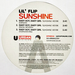 Lil' Flip Baby Boy, Baby Girl / Sunshine USED VINYL 12INCH PROMO