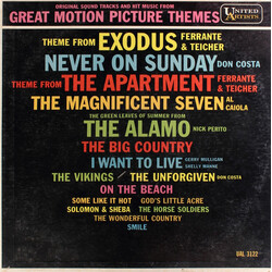 Various Original Sound Tracks And Hit Music From Great Motion Picture Themes Vinyl LP USED