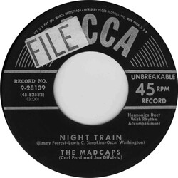 The Madcaps (6) Night Train USED VINYL 7INCH SINGLE