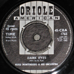 Hugo Montenegro And His Orchestra Dark Eyes USED VINYL 7INCH 45 RPM