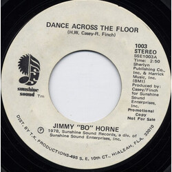 Jimmy "Bo" Horne Dance Across The Floor USED VINYL 7INCH 45 RPM PROMO STYRENE