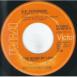 B.W. Stevenson The River Of Love Vinyl 7" USED