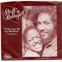 Stuff 'N' Ramjett If You Love Me Let Me Know USED VINYL 7INCH 45 RPM SINGLE PROMO STYRENE STEREO MONO