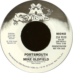Mike Oldfield Portsmouth USED VINYL 7INCH 45 RPM PROMO STEREO MONO