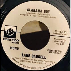 Lane Caudell Alabama Boy USED VINYL 7INCH PROMO