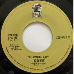 Synergy (3) Classical Gas / Cybersports USED VINYL 7INCH 45 RPM SINGLE